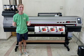 Запуск печатного комплекса Mimaki на производстве знаков безопасности в Минске