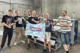 На текстильном производстве в Курске установлен каландр TitanJet RTX34