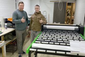 На стекольном заводе "Стезар" установлен гибридный ламинатор MEFU