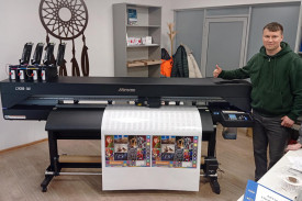 Уже второй новейший экосольвентник Mimaki CJV200 запущен в Беларуси