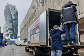 Начинаем заезд на выставку "Мебель" в Экспоцентре