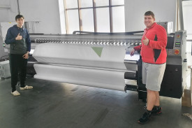 УФ-рулонник Sprinter Power 4S запущен в компании "Центр Ангаростроения"
