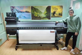 Запуск Mimaki JV100 в Национальном ядерном университете "МИФИ"