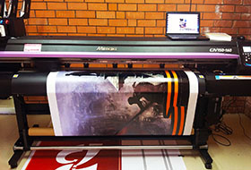 Mimaki CJV150-160: праздничное оформление к 9 мая!