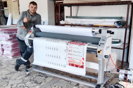 В РПК "47-й Меридиан" установлен широкоформатный ламинатор MEFU M1