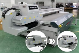 Кнопки вместо кранов для прочистки печатающих головок на Sprinter TC-CF2513