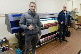 В типографии "ПингВин" из Ногинска установлен УФ-принтер ARK-JET UV 1803