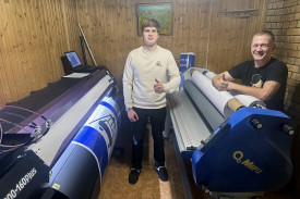 На производстве дорожных знаков в Рязани установлен комплекс Mimaki + MEFU
