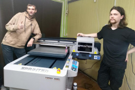 В типографии "Туадеми" установлен УФ-планшетник Sprinter DPP A1E