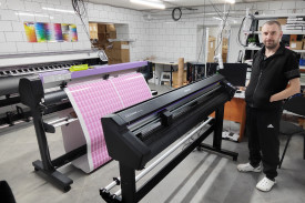 Плоттер Mimaki CG-130AR установлен на производстве косметики в Тамбове