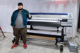 В РПК "Градиент" установлен УФ-принтер ARK-JET UV 1802 и плоттер ARK-CUT GH1350
