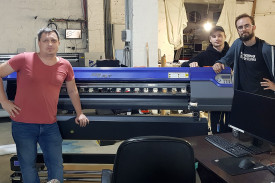 Уже второй принтер ARK-JET SOL 1602 установлен в РПК LEON из Таганрога