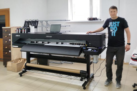Есть первая инсталляция Mimaki CJV200 в Беларуси! 