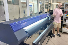 ARK-JET SOL 1600 установлен в центре печати и фотографии "ФОТОLab" из Краснодара