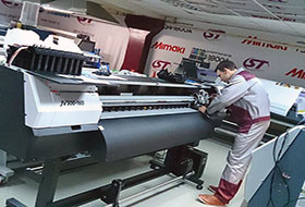 Первый в России Mimaki JV300 уже приехал в наш демозал!