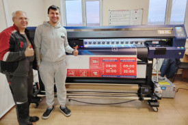 В пермской РПК "Рекламная мануфактура" установлен УФ-принтер ARK-JET UV 1803