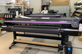Уже второй принтер Mimaki CJV150 запущен в компании "Стиль Рекламы" из Химок