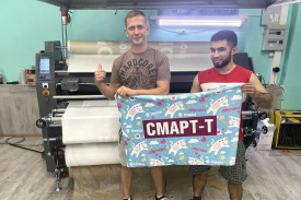 В текстильной типографии "Флаг-Принт" установлен каландр TitanJet RTX3