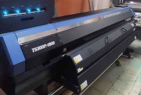Этот TS300 стал третьим принтером Mimaki на фабрике спортивной одежды