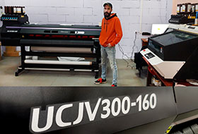 Четвертый УФ-принтер Mimaki в лице рулонного UCJV300 для питерского производства