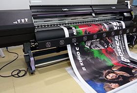 Запуск Mimaki SWJ-320EA на рекламном производстве в Смоленске