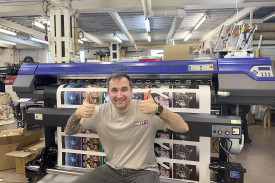 Инсталляция принтера ARK-JET SOL 1601 в РПК MagicPrint из Москвы