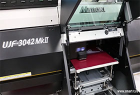 Mimaki UJF-3042 MkII - печать на полиэтиленовых пакетах