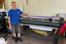 Плоттер Mimaki CG-160FXII Plus установлен в компании ORGPLEX из Лыткарино