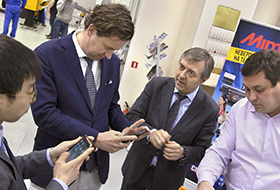 Руководство Mimaki Europe посетило офис и демозал компании Смарт-Т