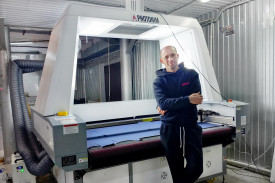 Запуск лазерного раскройщика Photonim P1812 Scan Pro в компании LYKIA.RU