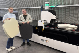 Запуск раскройщика настила iECHO GLSC на производстве автосидений "ТИС"