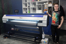 На крупнейшем производстве игровых автоматов запущен ARK-JET UV 1802