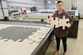 Уже второй комплекс iECHO установлен на производстве акустических панелей FLYFELT