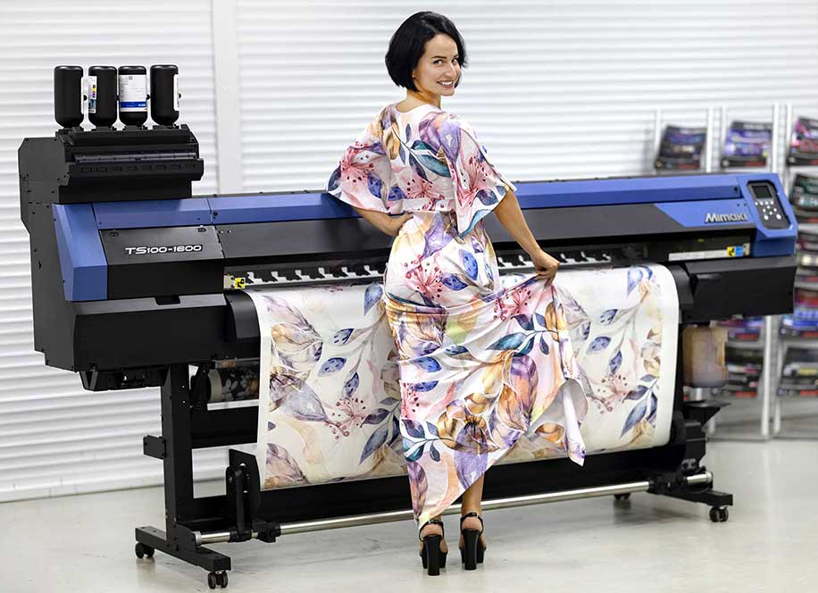 Mimaki TS100 - самый доступный и высокопроизводительный текстильный принтер