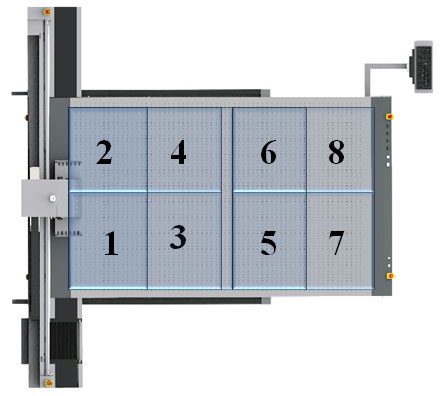 Вакуумная система и макетные фиксаторы УФ-принтера Sprinter TC-F2132
