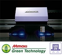 Mimaki JFX600-2513: светодиодная система отверждения чернил