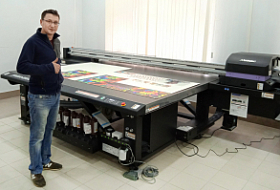 Инсталляция Mimaki JFX200-2513 EX на рекламном производстве в Йошкар-Оле