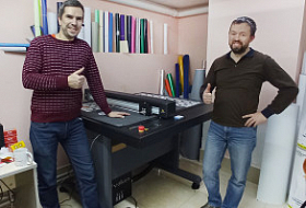 В типографии "БАМ" установлен режущий плоттер VULCAN FC-800VC