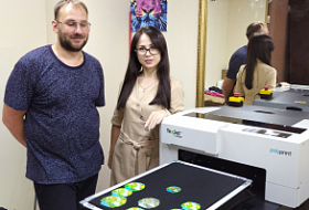 Принтер Polyprint echo2 на текстильной фабрике "Ишимбайский трикотаж"