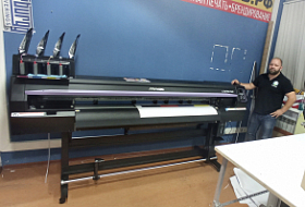 Очередная инсталляция принтера Mimaki CJV150 для автостайлинга