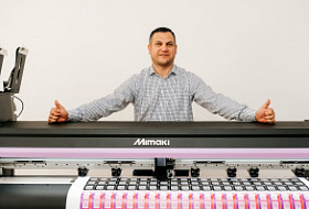 В тюменской РПК "Арт-Сити" установлен экосольвентный принтер Mimaki CJV150-160