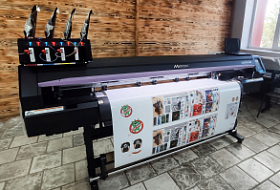 Запуск Mimaki CJV150 для создания термотрансферных аппликаций