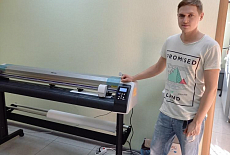 Инсталляция каттера Mimaki CG-130SRIII в Новосибирске