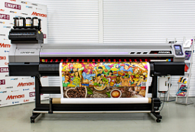 Новый принтер Mimaki UJV100‑160 – самый доступный пропуск на рынок профессиональной УФ-печати