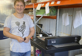 Инсталляция плоттера VULCAN FC-500VC в столичной многопрофильной типографии