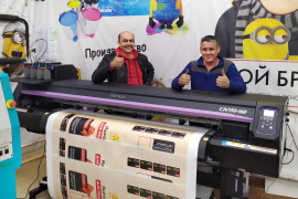 Инсталляция Mimaki в РПК "МОЙ БРЕНД" из Санкт-Петербурга