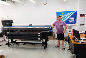 Mimaki TS300 и TitanJet RTX3 на производстве флагов и текстильной атрибутики