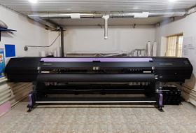 Запуск Mimaki SWJ-320EA в компании "ADS" (Назрань)
