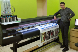В компании Art studio из Набережных Челнов установлен Mimaki CJV150