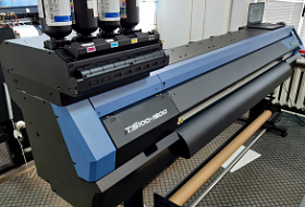 Инсталляция Mimaki TS100-1600 в компании «Еврофлаг» (Минск)